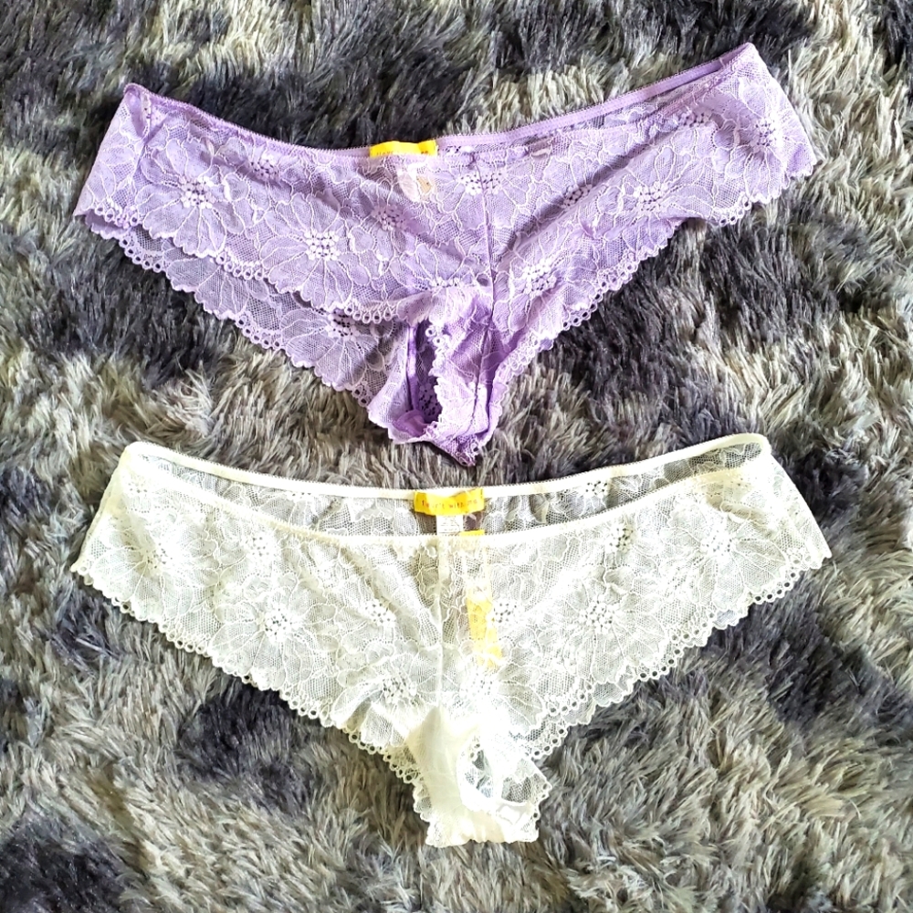 Fleur't With Me stretch lace panties XL